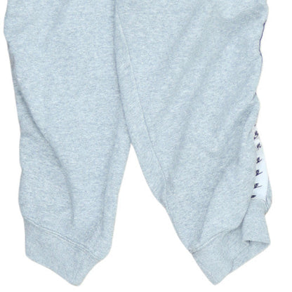 Nike Men's Grey Jogger Sweatpants M Elastic Waist Side Stripe