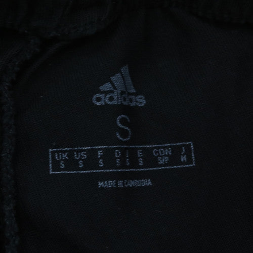 Adidas Men's Black Small Track Pants Regular Fit Activewear