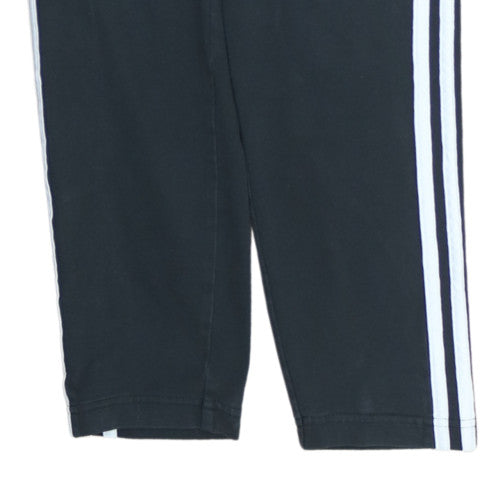 Adidas Men's Black Small Track Pants Regular Fit Activewear