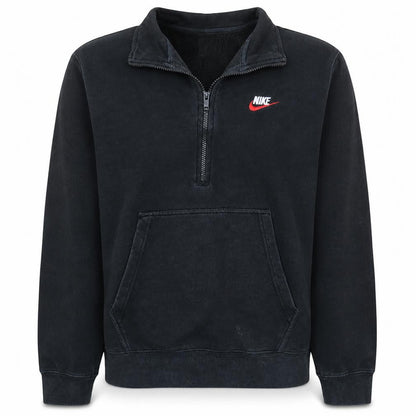 Nike Men's Black M 1/2 Zip Pullover Sweatshirt with Logo