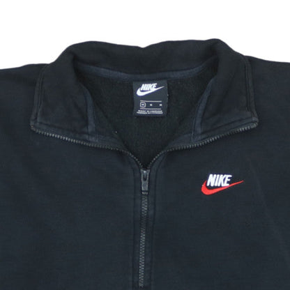 Nike Men's Black M 1/2 Zip Pullover Sweatshirt with Logo