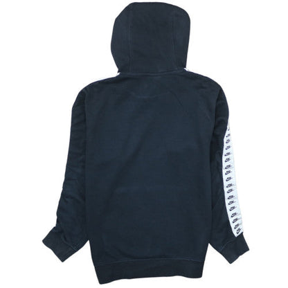 Nike Men's Black XS Pullover Hoodie with Logo Sleeves Sports Fleece