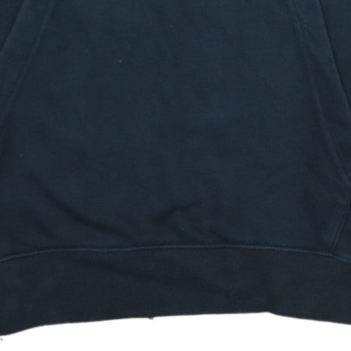 Nike Men's Black XS Pullover Hoodie with Logo Sleeves Sports Fleece