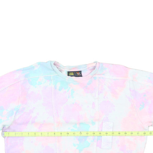 Adidas Pharrell Williams Men’s Multicoloured Tie-Dye Sweatshirt M