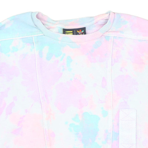 Adidas Pharrell Williams Men’s Multicoloured Tie-Dye Sweatshirt M