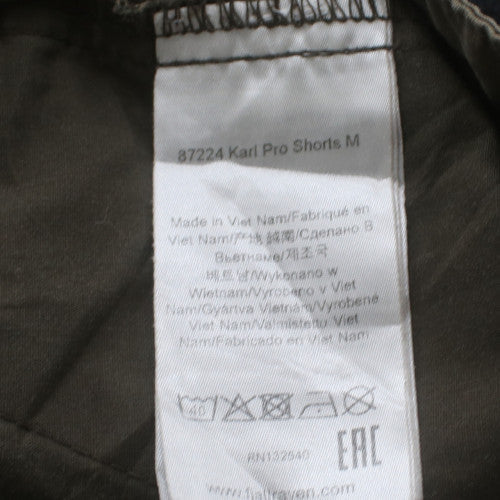 Fjällräven Mens Green Cargo Shorts M 32in Outdoor Travel Style