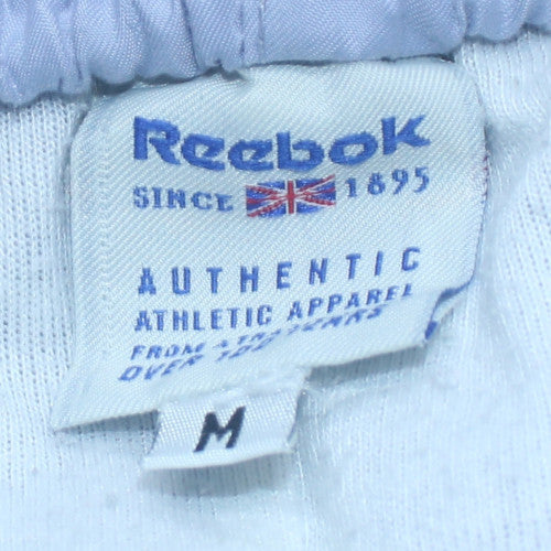 Reebok Men's Blue Track Pants M Lightweight Activewear Trousers