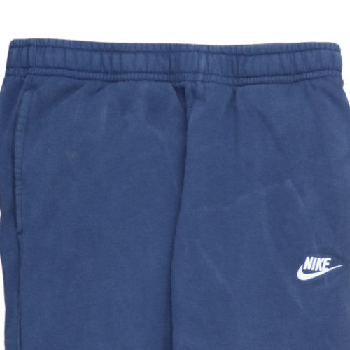 Nike Men's Blue Fleece Jogger Trousers M Regular Fit Activewear