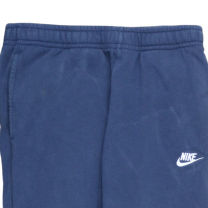 Nike Men's Blue Fleece Jogger Trousers M Regular Fit Activewear