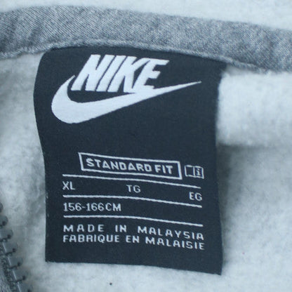 Nike Boys Grey Full Zip Hoodie XL 156-166cm Standard Fit