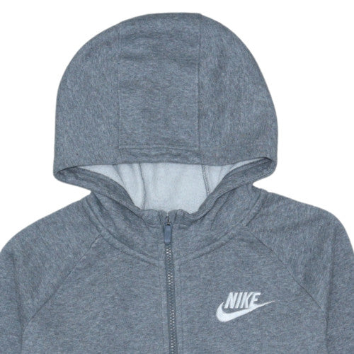 Nike Boys Grey Full Zip Hoodie XL 156-166cm Standard Fit