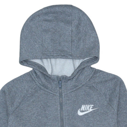 Nike Boys Grey Full Zip Hoodie XL 156-166cm Standard Fit