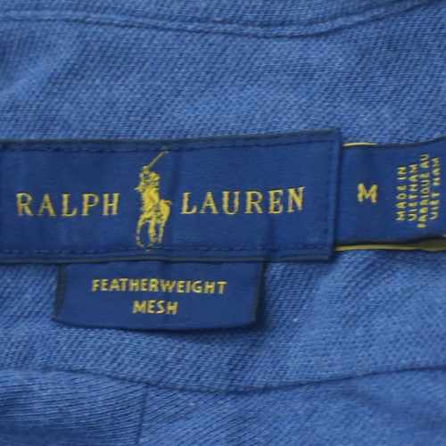 Ralph Lauren Men's Blue Cotton Button-Down Long Sleeve Shirt Size M