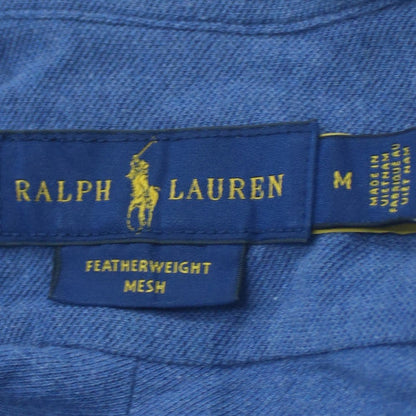 Ralph Lauren Men's Blue Cotton Button-Down Long Sleeve Shirt Size M