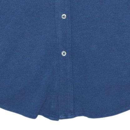 Ralph Lauren Men's Blue Cotton Button-Down Long Sleeve Shirt Size M
