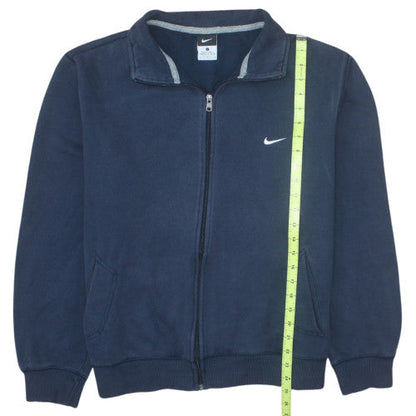 Nike Men's Blue Full Zip Fleece Sweatshirt L Regular Fit