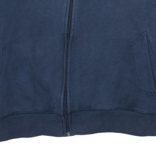 Nike Men's Blue Full Zip Fleece Sweatshirt L Regular Fit