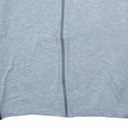 Nike Men's Grey Full Zip Dri-Fit Hoodie L Lightweight Sportswear