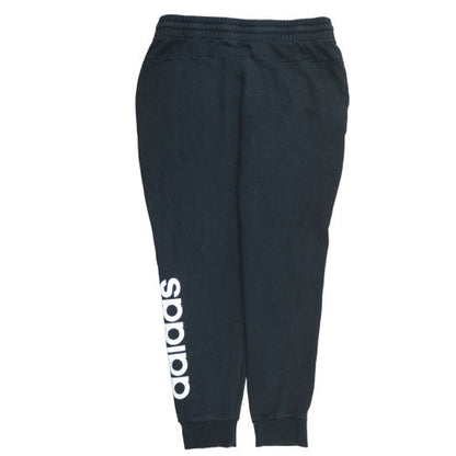 Adidas Men's Black XL Jogger Sweatpants Tapered Fleece Trousers