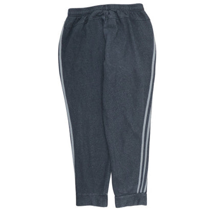 Adidas Men's Grey Jogger Trousers L Fleece Activewear Pants