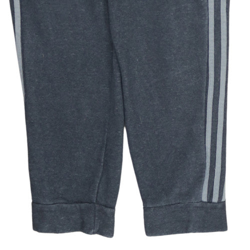 Adidas Men's Grey Jogger Trousers L Fleece Activewear Pants