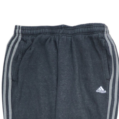Adidas Men's Grey Jogger Trousers L Fleece Activewear Pants