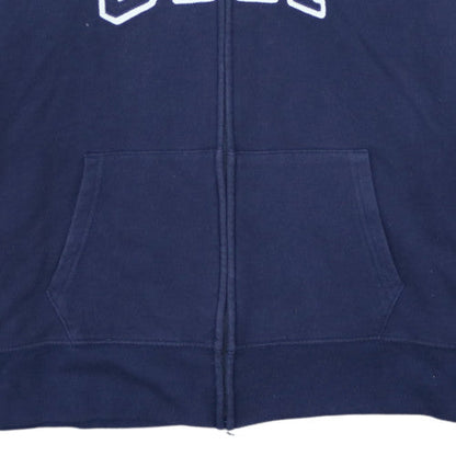 GAP Men’s Blue Full Zip Logo Hoodie XL Cotton Fleece Sweatshirt
