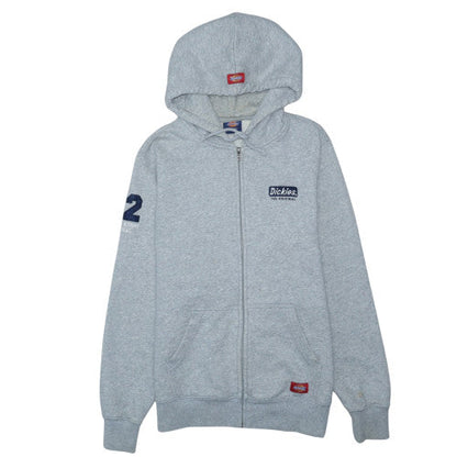 Dickies Men's Grey Full Zip Hoodie Size M Regular Fit