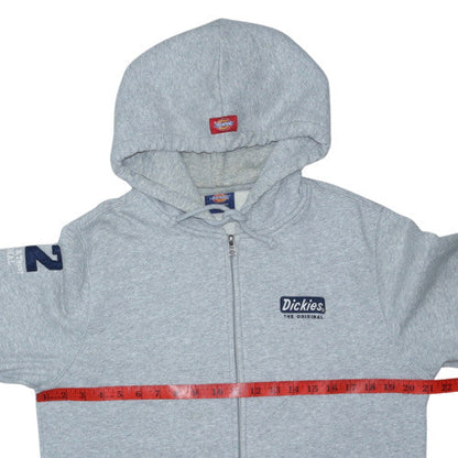 Dickies Men's Grey Full Zip Hoodie Size M Regular Fit