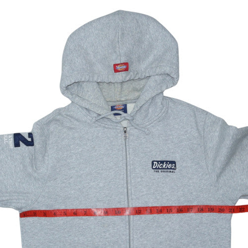 Dickies Men's Grey Full Zip Hoodie Size M Regular Fit