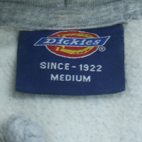 Dickies Men's Grey Full Zip Hoodie Size M Regular Fit