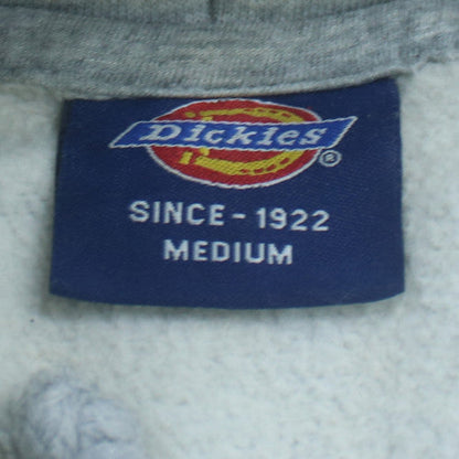 Dickies Men's Grey Full Zip Hoodie Size M Regular Fit