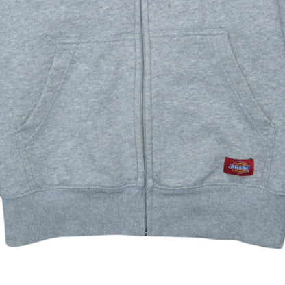 Dickies Men's Grey Full Zip Hoodie Size M Regular Fit