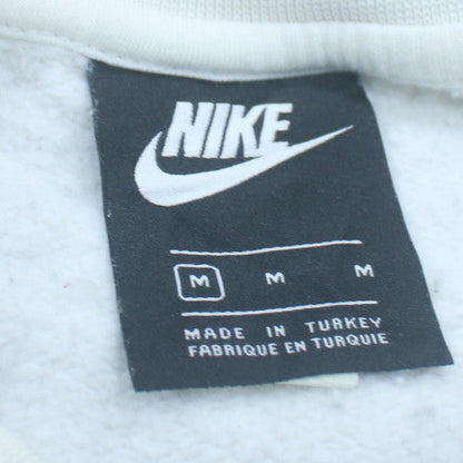 Nike Men's White Graphic Pullover Sweatshirt M Regular Fit