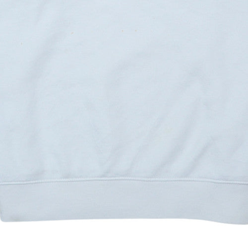 Nike Men's White Graphic Pullover Sweatshirt M Regular Fit