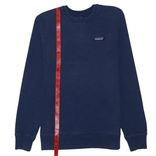 Patagonia Men's Blue Regular Fit Pullover Crew Neck Sweatshirt S
