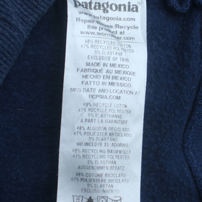 Patagonia Men's Blue Regular Fit Pullover Crew Neck Sweatshirt S