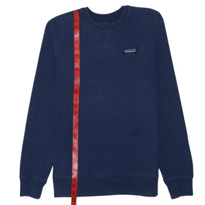 Patagonia Men's Blue Regular Fit Crew Neck Pullover Sweatshirt S