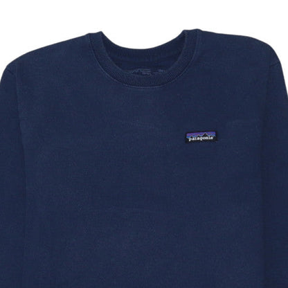 Patagonia Men's Blue Regular Fit Crew Neck Pullover Sweatshirt S