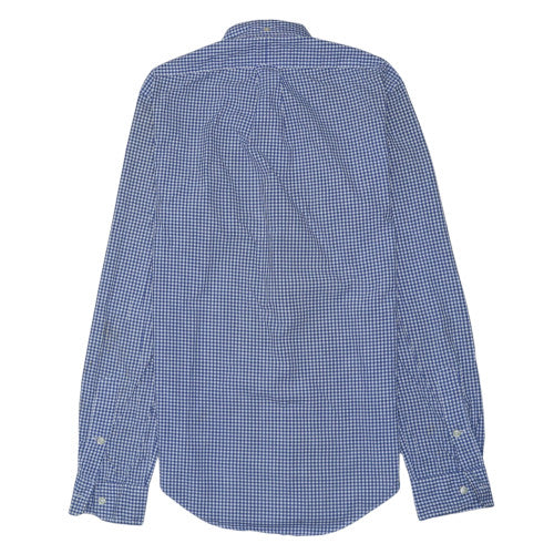Polo Ralph Lauren Men's Blue Check Slim Fit Button-Down Shirt Size S