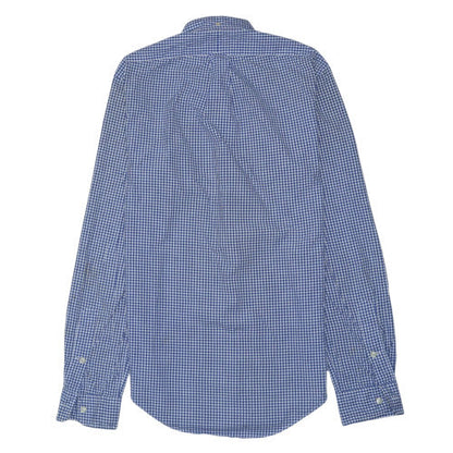 Polo Ralph Lauren Men's Blue Check Slim Fit Button-Down Shirt Size S