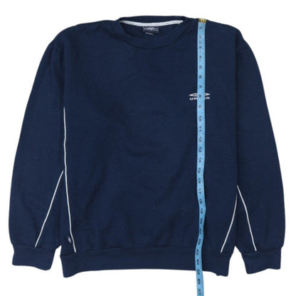Umbro Men's Blue Crew Neck Pullover Sweatshirt M