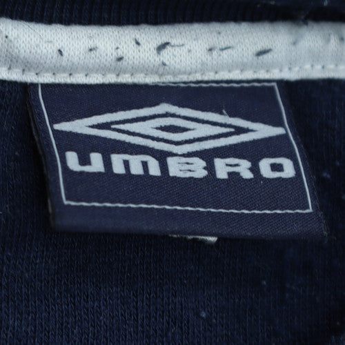 Umbro Men's Blue Crew Neck Pullover Sweatshirt M