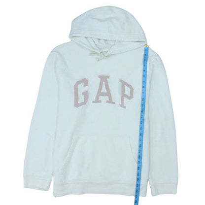 GAP Men's White XL Pullover Fleece Hoodie with Logo