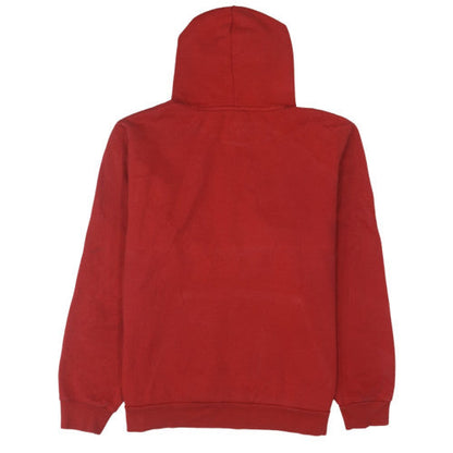 Puma Men's Red Pullover Hoodie L Sports Fleece Logo Sweatshirt
