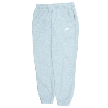 Nike Men’s Grey Fleece Jogger Trousers L Regular Fit Activewear