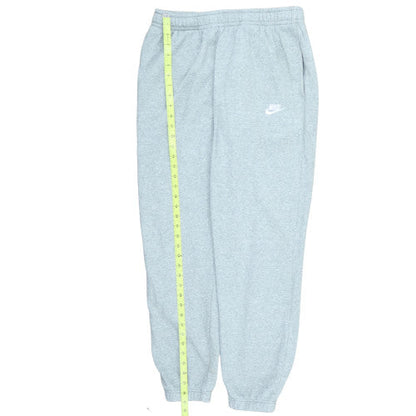 Nike Men’s Grey Fleece Jogger Trousers L Regular Fit Activewear