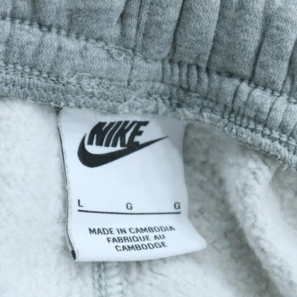 Nike Men’s Grey Fleece Jogger Trousers L Regular Fit Activewear