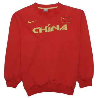 Nike Mens Red China Graphic Crew Neck 2XL Sweatshirt
