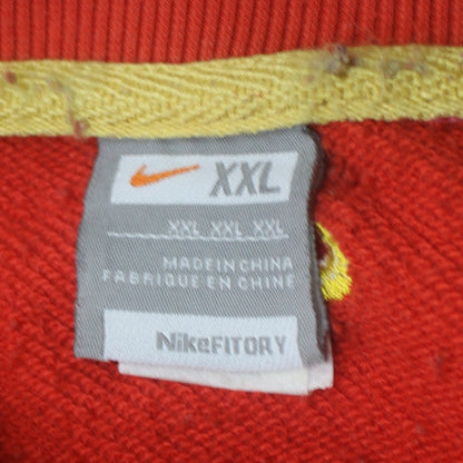 Nike Mens Red China Graphic Crew Neck 2XL Sweatshirt